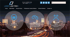 Desktop Screenshot of leddylaw.com